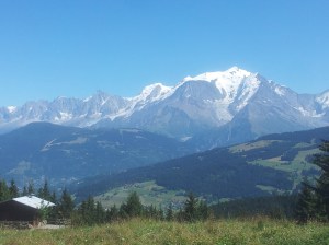 Mont Blanc en été